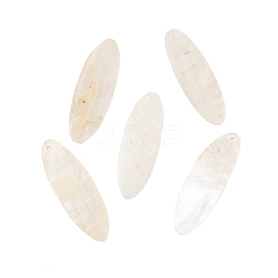 Natural Capiz Shell Pendants BSHE-S304-15-1