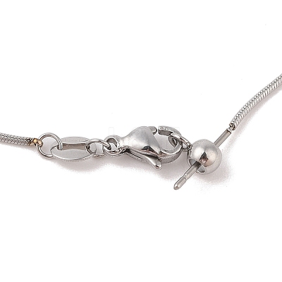 304 Stainless Steel Snake Chain Necklace STAS-M065-20P-1