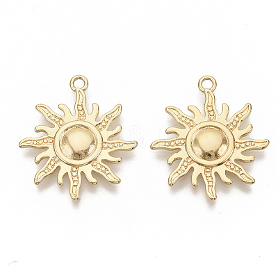 Brass Pendants X-KK-T051-37G-NF-1