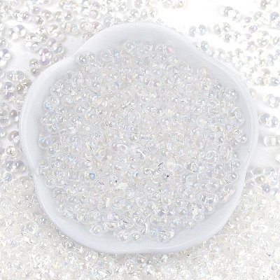 Transparent Colours Rainbow Glass Seed Beads X1-SEED-K010-02-1