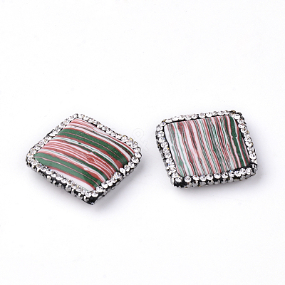 Synthetic Imperial Jasper Beads G-S241-03-1