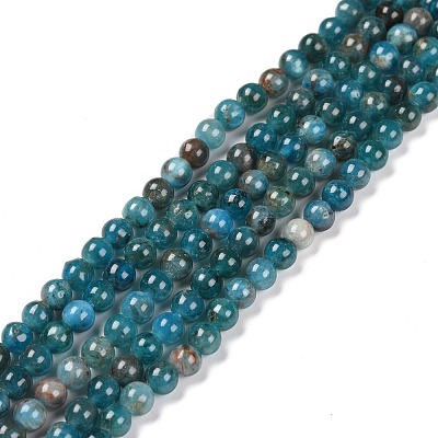 Natural Apatite Beads Strands G-D856-01-4mm-1