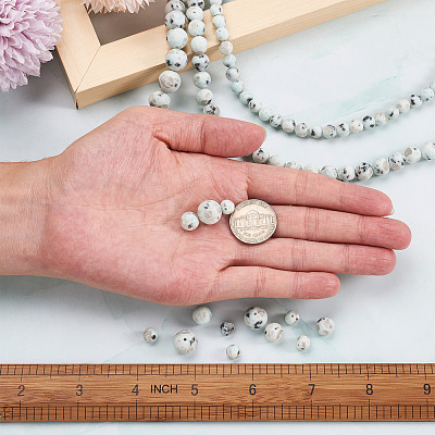 3 Strands 3 Style Natural Sesame Jasper/Kiwi Jasper Beads Strands G-YS0001-05-1