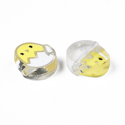 Transparent Acrylic Beads ACRC-S039-07G-1