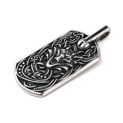 316 Surgical Stainless Steel Big Pendants STAS-Z073-56AS-03-1