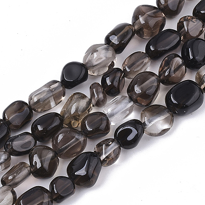 Natural Smoky Quartz Beads Strands G-S363-040-1