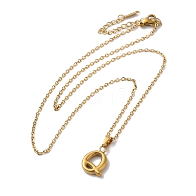 PVD Vacuum Plating 201 Stainless Steel Necklaces NJEW-H033-01G-Q-1
