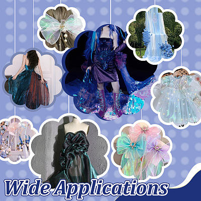 Organza Fabric DIY-WH0308-692C-1