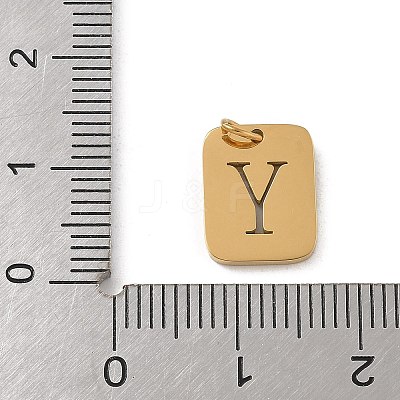 304 Stainless Steel Charms LS-STAS-R001-01G-Y-1