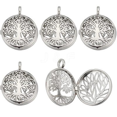 10Pcs Hollow Brass Cage Pendants KK-SC0004-39-1