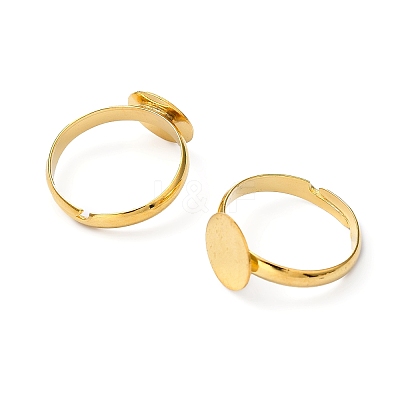 Brass Pad Ring Base Findings EC022-G-1