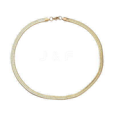 PVD Vacuum Plating 304 Stainless Steel Snake Chains Necklaces X-NJEW-O058-32G-1