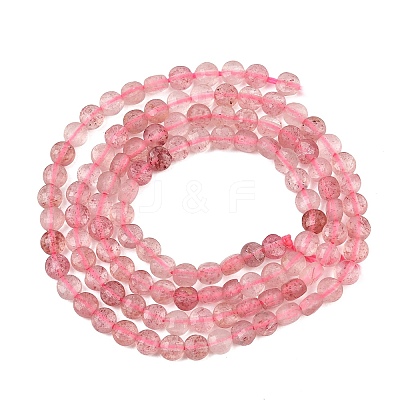Natural Strawberry Quartz Beads Strands GG-NH0007-B02-01-1