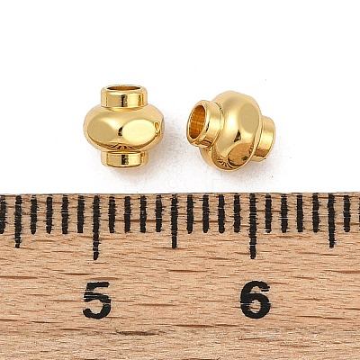 Brass Spacer Beads KK-D375-31G-01-1