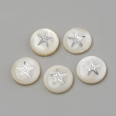 Natural Freshwater Shell Beads X-SHEL-Q011-008P-1