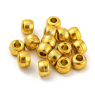 Plated Acrylic European Beads MACR-ZX016-B01-1