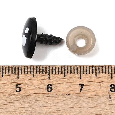Oval Plastic Craft Safety Screw Noses DOLL-PW0001-047D-1