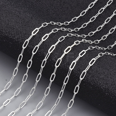Brass Paperclip Chains X-CHC-S008-001D-S-1
