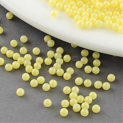 ABS Plastic Imitation Pearl Beads SACR-S849-3mm-07-1