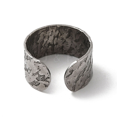 Tarnish Resistant 304 Stainless Steel Cuff Ring Settings STAS-E202-01P-1