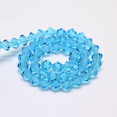 Transparent Glass Beads Strands EGLA-A039-T3mm-D19-1