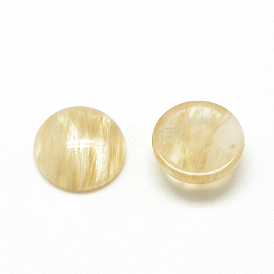 Watermelon Stone Glass Cabochons G-R416-12mm-39-1