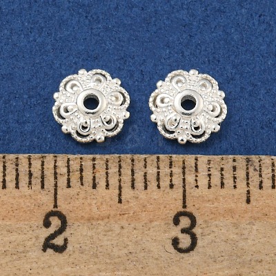 925 Sterling Silver Bead Caps LS-STER-C007-04B-S-1