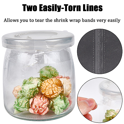 200Pcs PVC Heat Shrink Film Label DIY-CN0003-37-1