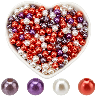 Imitation Pearl Acrylic Beads OACR-SP0001-22C-1