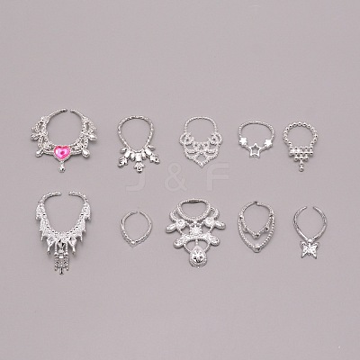 Plastic Doll Charm Necklaces DIY-WH0185-95-1