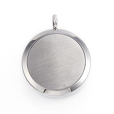 316 Surgical Stainless Steel Diffuser Locket Pendants STAS-H342-96P-1