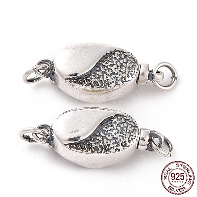 925 Sterling Silver Box Clasps STER-D035-18AS-1