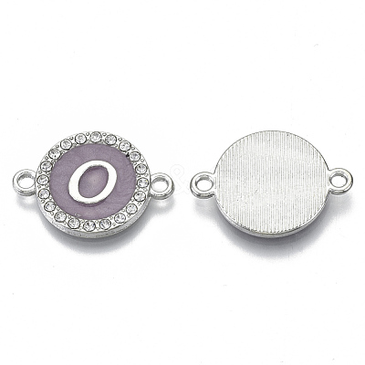 Alloy Enamel Links Connectors ENAM-TAC0003-01S-01O-1