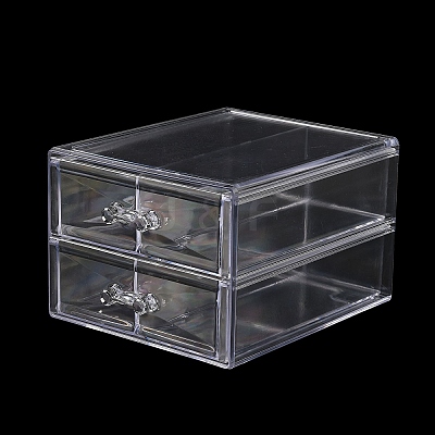 4-Grid Acrylic Jewelry Storage Drawer Boxes CON-K002-01A-1