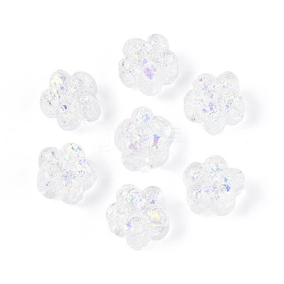 Handmade Foil Lampwork Beads Strands FOIL-T008-06J-1