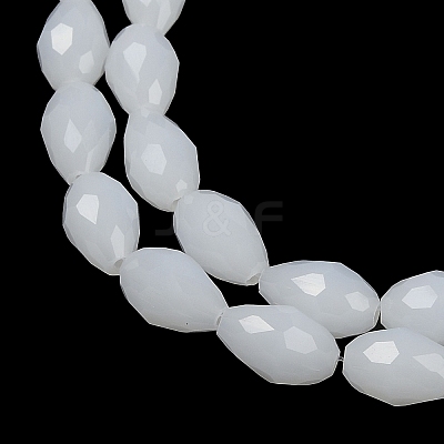 Electroplate Imitation Jade Glass Beads Strands EGLA-N013-J6mm-D03-1
