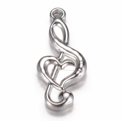 Tarnish Resistant 304 Stainless Steel Pendants STAS-G073-54P-1