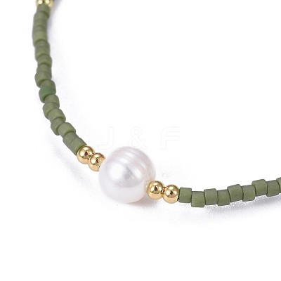Adjustable Nylon Cord Braided Bead Bracelets X-BJEW-P256-B26-1