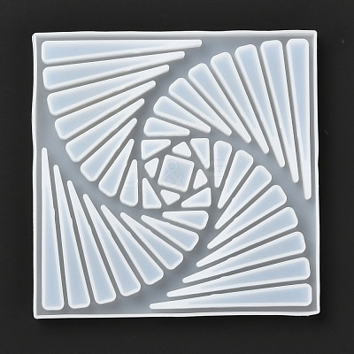 Square Silicone Cup Mat Molds DIY-I065-05-1