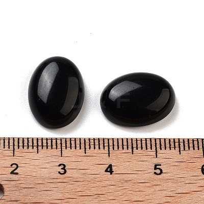 Natural Obsidian Cabochons G-G145-01B-51-1