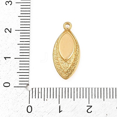 304 Stainless Steel Pendant Cabochon Settings SA-CBA038A-04G-1