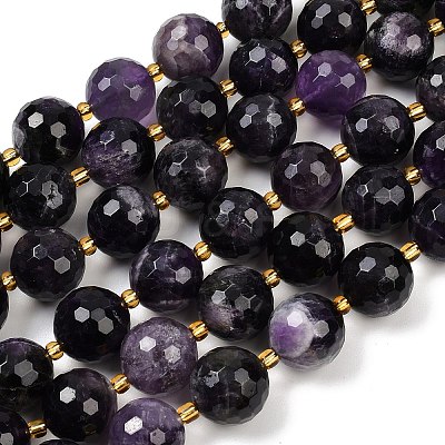 Natural Amethyst Beads Strands G-C249-A04-16mm-1