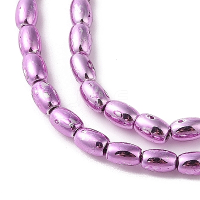 Electroplate Beads Strands X-EGLA-H104-02I-1