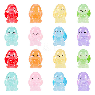 20Pcs Resin Tortoise Ornaments RESI-TA0003-79-1