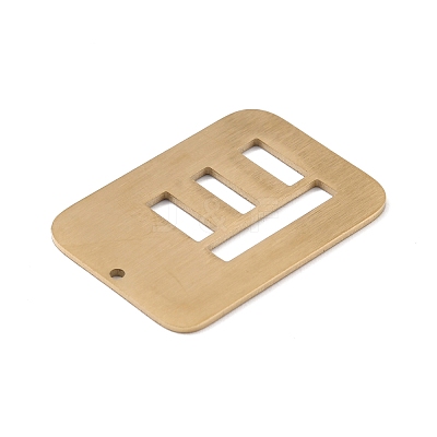 Ion Plating(IP) 304 Stainless Steel Pendants STAS-K216-49E-G-1