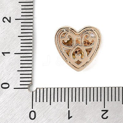 Brass Micro Pave Cubic Zirconia Beads KK-K297-32G-01-1