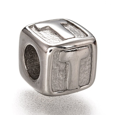 Tarnish Resistant 304 Stainless Steel European Beads OPDL-L020-001T-1