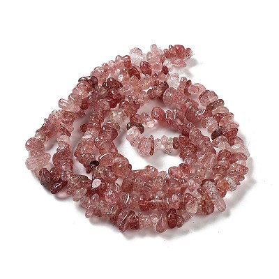 Natural Strawberry Quartz Beads Strands X-G-M205-94-1
