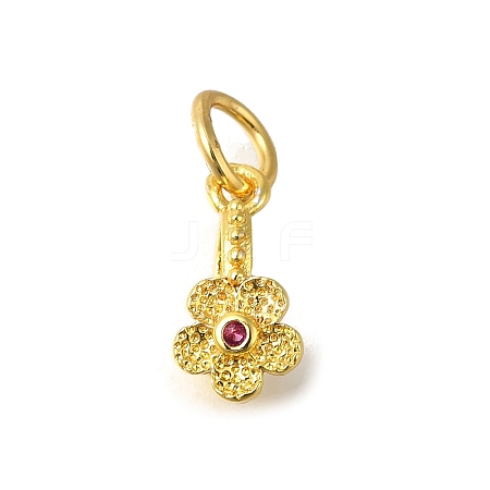 Rack Plating Brass Micro Pave Cubic Zirconia Ice Pick Pinch Bails KK-F883-16G-01-1