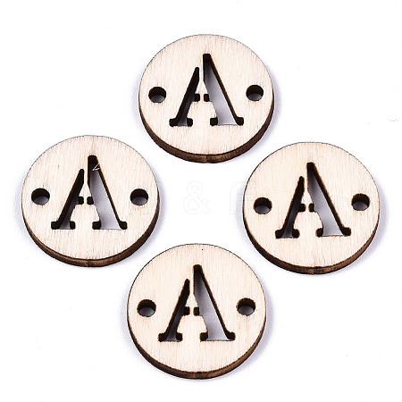 Unfinished Natural Poplar Wood Links Connectors WOOD-S045-140A-01A-1